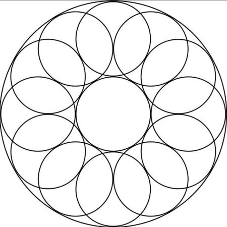 Узор из окружностей