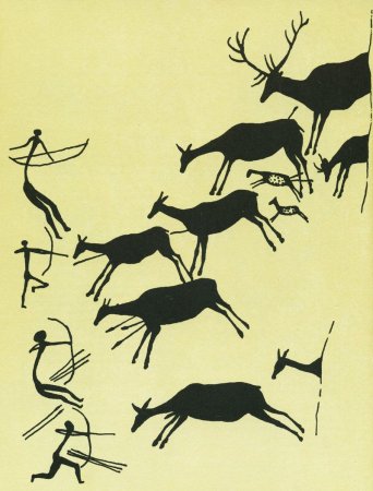 Наскальная живопись бушменов Неолит