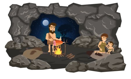 Пещерный человек для детей