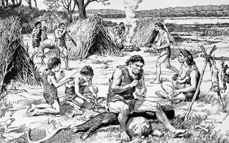 Первобытное общество чб