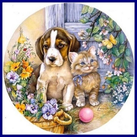 Собачки для декупажа