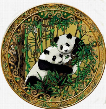 Круглые рисунки животных