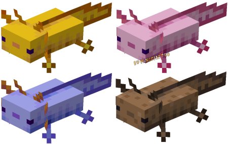 Майнкрафт 1.17 мобы аксолотль