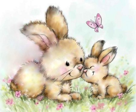 Красивые зайчики для детей