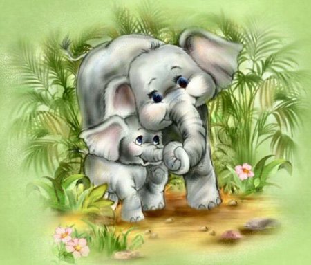 Открытка Слоненок