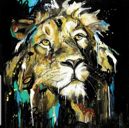 Лев с поталью