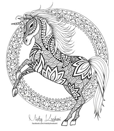 Мандала природа для раскрашивания