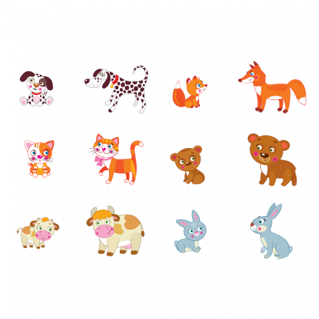 Найди пару животные