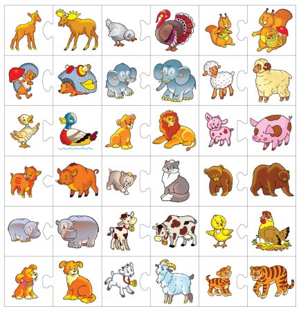 Игра "ассоциации: чей малыш"