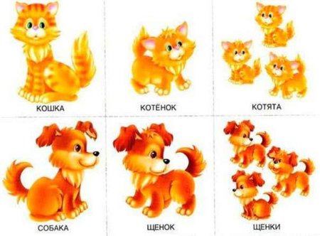 Дидактическая игра для детей чей малыш домашние животные