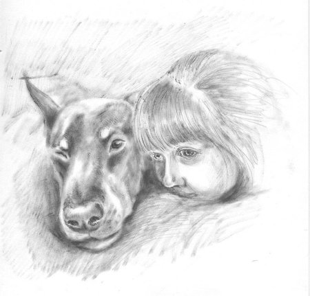 Сопереживание рисунок карандашом