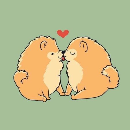 Милые рисунки влюбленных