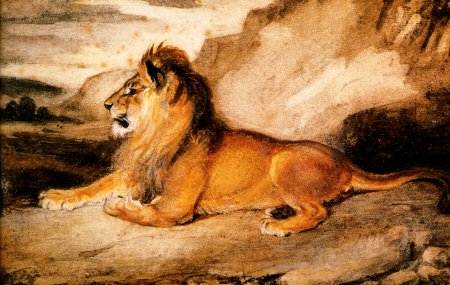 Лев анималистический