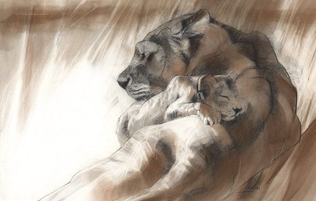 Художник-анималист Anne London