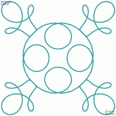 Рисунки циркулем животные