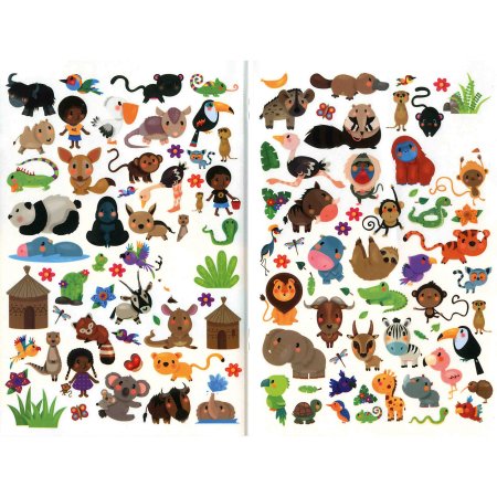 Животные (с наклейками)_