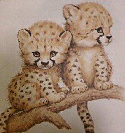 Лиса с перьями