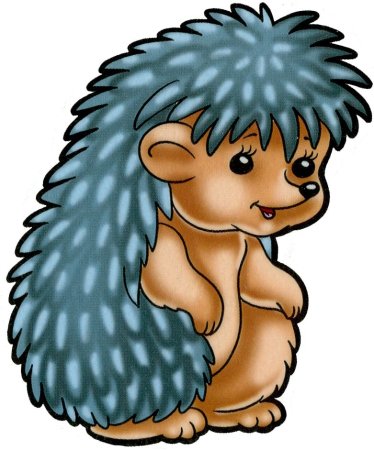 Ежик рисунок