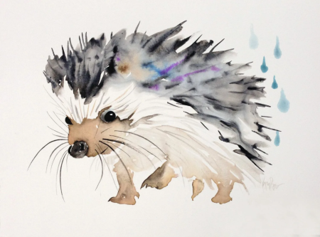 Раскраска Ёжик