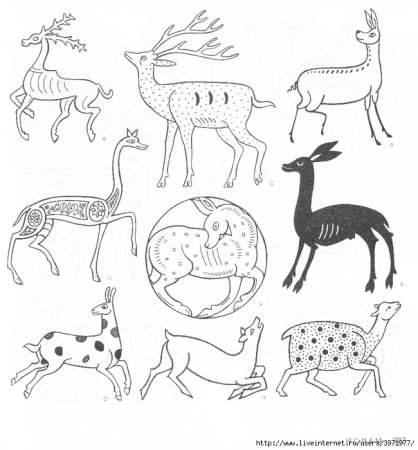 Грэхем Лесли Маккэлэм 4000 мотивов животные птицы и рыбы