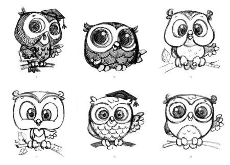 Маленькие картинки для срисовки