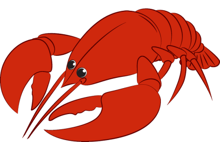 Лобстер мультяшный