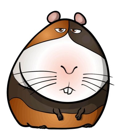 Морская Свинка мультяшная