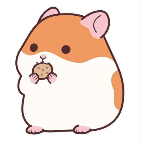 Хомячок для срисовывания