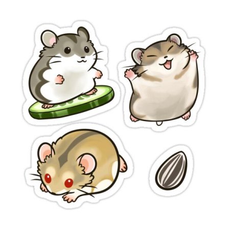 Хомяк стилизация