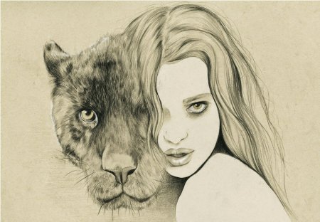 Рисунки людей животных