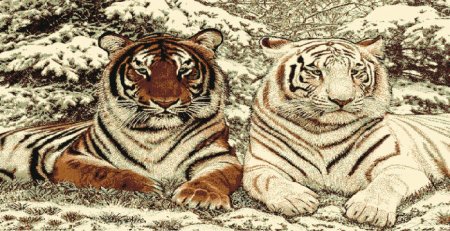 Ковер с изображением животных