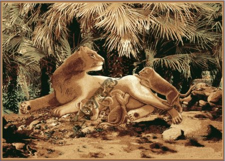 Ковер с изображением животных