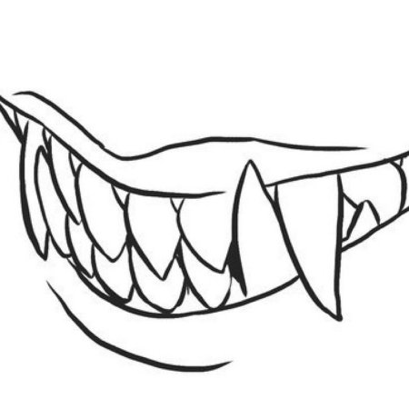 Клыки набросок