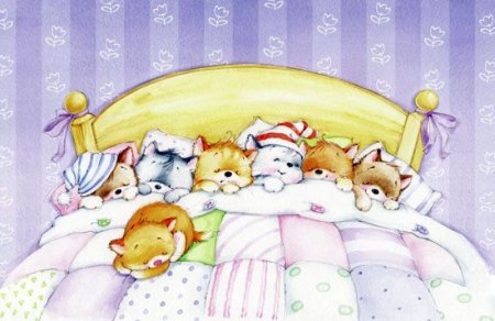 Зверушки спят иллюстрации