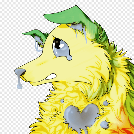 Желтые животные арт