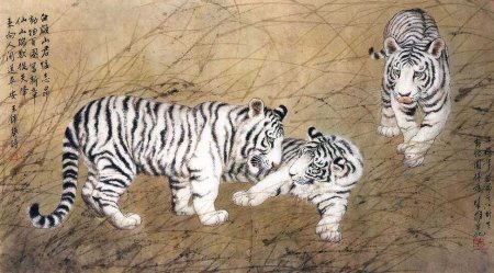 Байху белый тигр