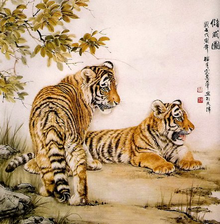 Китайская живопись анимализм