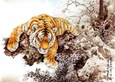 Тан Цзян художник тигр