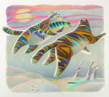 Художница Лескова Марина коты