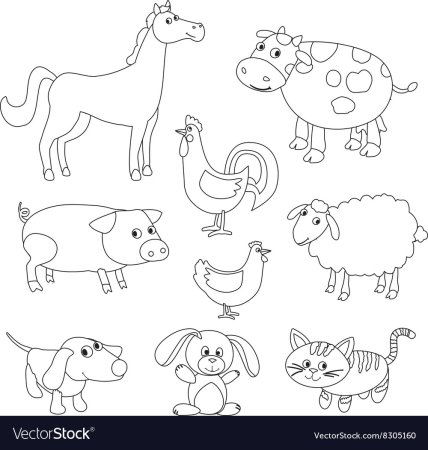 Раскраски домашних животных