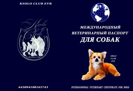 Паспорт собаки