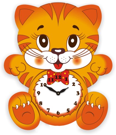 Часы настенные детские "кот" Михаил Москвин.