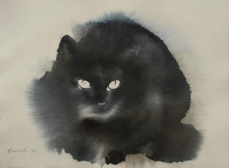Акварельные коты сербского художника endre Penovac