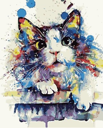 Акварельные котики