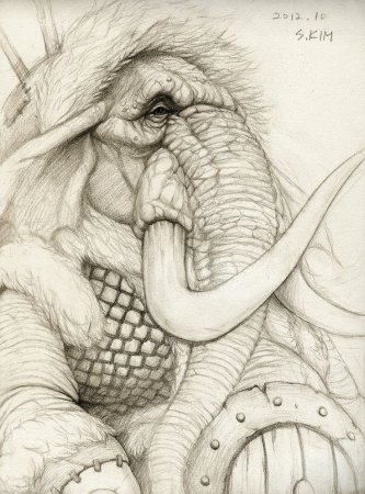 Рисунки карандашом фэнтези животные