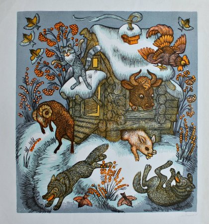 Зимовье зверей сказка