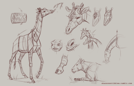 Жираф референс