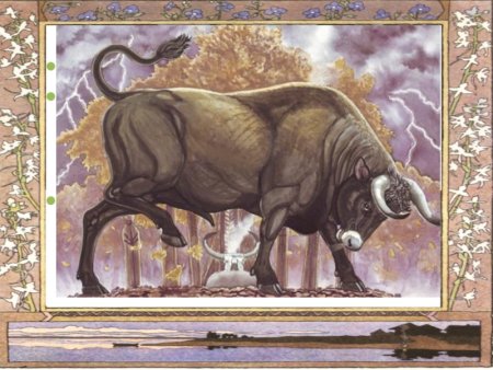 Славянские Мифические быки