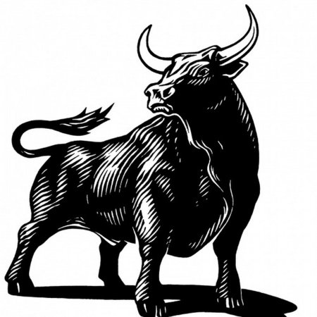 Бык стилизованный