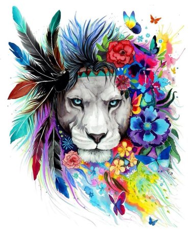 Животные в стиле арт